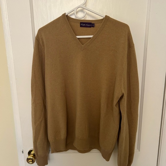 Ralph Lauren Purple Label Cashmere V-Neck Sweater